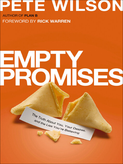 Title details for Empty Promises by Pete Wilson - Wait list